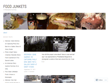 Tablet Screenshot of foodjunkets.com